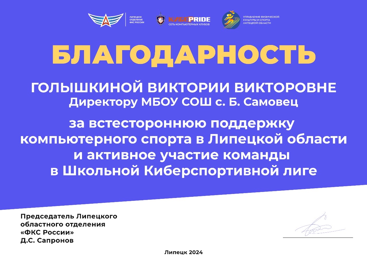 Компьютерный спорт.